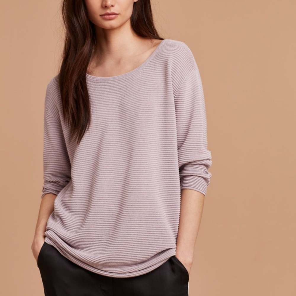 Aritzia wilfred blanchard sweater burgundy XS